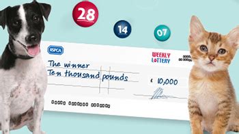rspca raffle winners|RSPCA Weekly lottery .